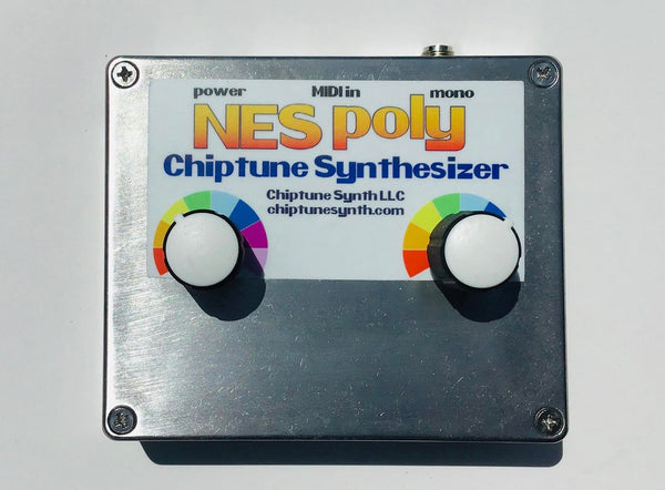 Arcano NES Poly Chiptune Synthesizer (brushed aluminum)